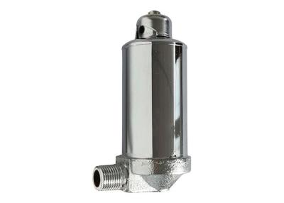 China Adjustable Angle Steam Air Vent Valve Chrome Plated Surface Treatment for sale