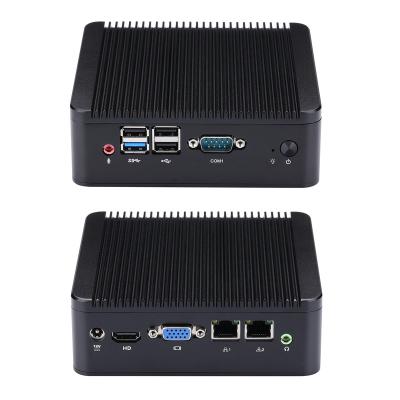 China For Business Qotom Mini PC Q190S-S02 Quad Core J1900 Mini PC with 2 Gigabit Ethernet NIC (2G RAM+128G SSD) for sale