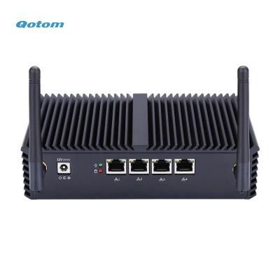 China For Business Qotom PC I7 4x Gigabit LAN RS232 Home Office Mini Router Firewall for sale