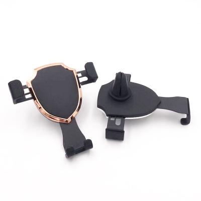 China Mobile Aluminum Auto Mouth Gravity Air Cell Phone Mount Car Mobile Phone Holder for sale