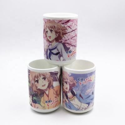 China 11 oz Anime Mug Japanese Anime Cup Viable Sublimation Tumbler CERAMIC MUG for sale