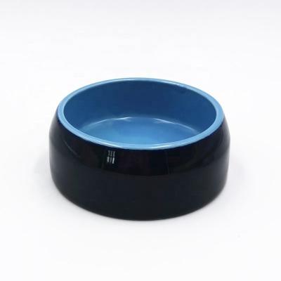 China Disposable Double Glaze Multiple Colors Can Be Customized Pet Bowl for sale