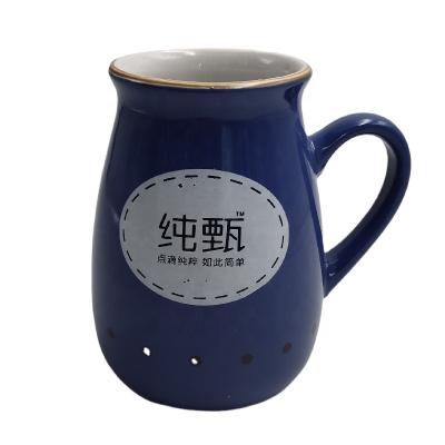 China Direct Manufacturer Thick Ceramic Milk Cup Household Disposable for sale