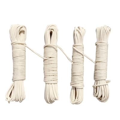 China Industrial wax halyard a geek to choose manufacturer 4 68010mm wax rope flag/wax flag lifting rope clothesline delivery rope cotton y for sale