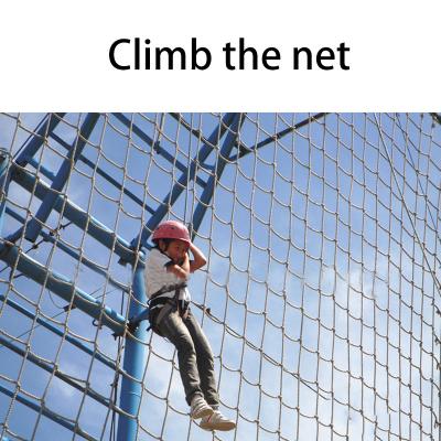 China Factory Universal Kids Climbing Net Kindergarten Net Outdoor Climbing Troops Training Indoor Climbing Fitness and Entertainme for sale