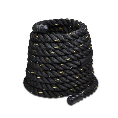 China Wear Resistant Battle Rope For Training Wrestling Ropes For Gym And Exercise Polyester Fitness Battle Rope for sale