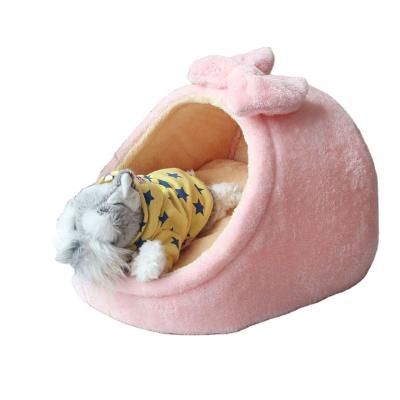 China 2022 Wholesale Factory Viable Slipper Style Sleeping Pet Bed For Cat And Dog for sale