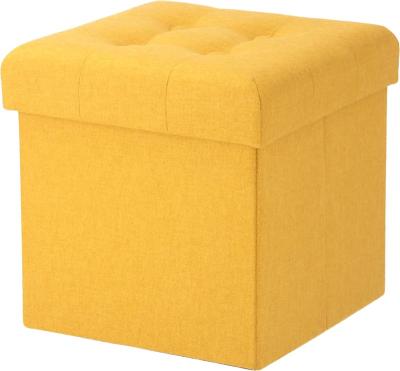 China Amazon Hot Sale Adjustable Canvas Fabric Foldable Storage Stool Box Sofa Storage Stool (Other) for sale