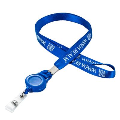 China Viable Factory Champion Nylon Custom Logo Lanyards Silk Screen Printing Promotional Lanyards for sale