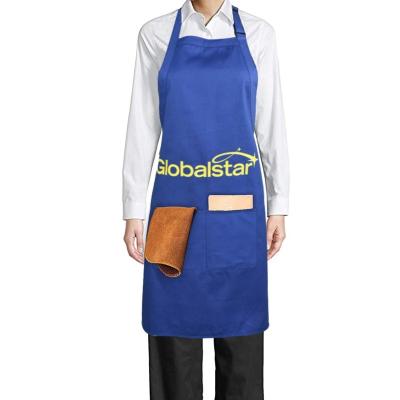 China Wholesale Reusable Custom Full Length Apron Neck Strap Cotton Adjustable Apron for sale