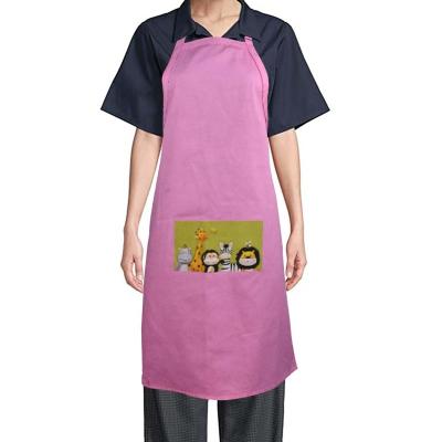 China Viable Wholesale Cheap Custom Full Length Aprons For Women Kitchen Cotton Apron for sale