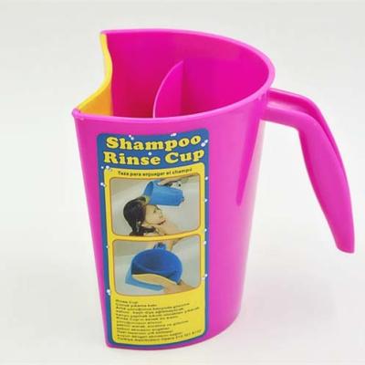 China Flexible Edge Forms New Design Promotional Leakproof pp Bondage Baby Safe Plastic Shampoo Rinse Cup Household Training for sale