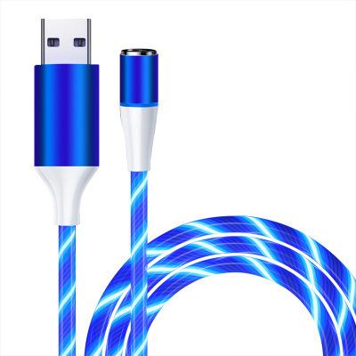 China Mobile phone three-in-one charging cable applies to Apple Type-C Android 3A fast charging magnetic main data cable for sale