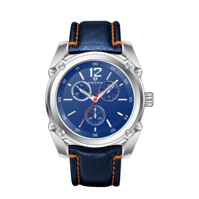 China Shenzhen Factory Made Water Resistant Men's Quartz 3atm Watch With Subdials Dummy Wrist Watch for sale