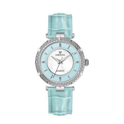 China 2019 New Model Water Resistant Movt Setting Stone Three Hands Swiss Quartz Watches Lady for sale