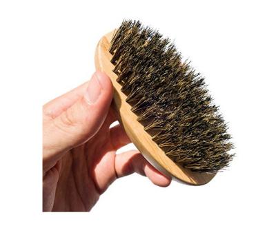 China All Natural 2022 New Beard Brush For Men Dry Skin Body Brush Bamboo Boar Stiffen Bath Brush for sale