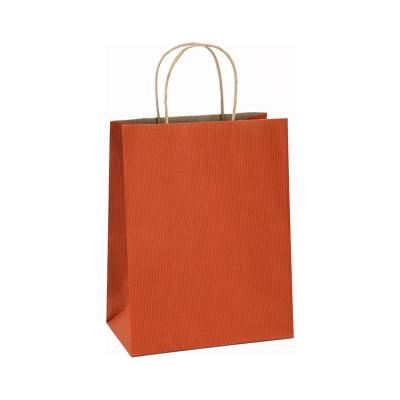 China Recycled Materials Food Packaging Paper Paper Bags With Handle White Customized Paper Bag Wholesale With Printed for sale