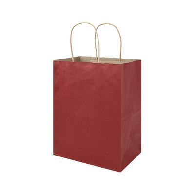 China Wholesale Cheap Wholesale Recyclable Gift Kraft Paper Bag Price China Black Paper Bag Small Recyclable For Packaging for sale