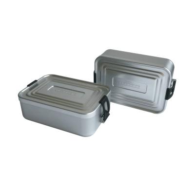 China Freshness Preservation Hot Sale Aluminum Food Container Metal Aluminum Lunch Box for sale