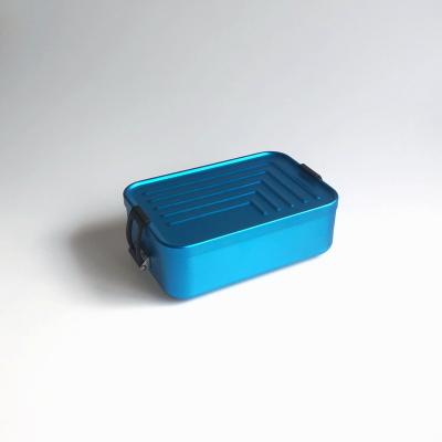 China Good quality viable wholesale anodizing aluminum custom made metal lunch box for sale