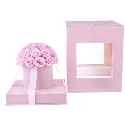 China Eco-Friendly Every Love Hot Sale Preserved Rose Empire Mushroom Christmas Flower Decorations Luxury Gift Boxes Gift Sets for sale