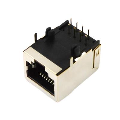 China audio & 56B Series Single-port RJ45 Video Connector No Lights No Shrapnel RJ45 8P8C RJ45 Network Female Plug for sale