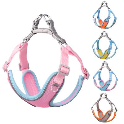 China Iron Dog Chest Strap Pet Supplies Small and Medium Dogs Reflective Anti-Breakpoint Vest Dog Leash for sale