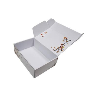 China Customized Recyclable Corrugated Paper Printing Flower Gift Packaging Flower Box for sale