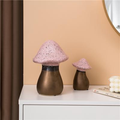 China Mushroom Handmade Good Quality Interior Decorative Home Decoration Crafts Gifts Modern Art Home Decor for sale