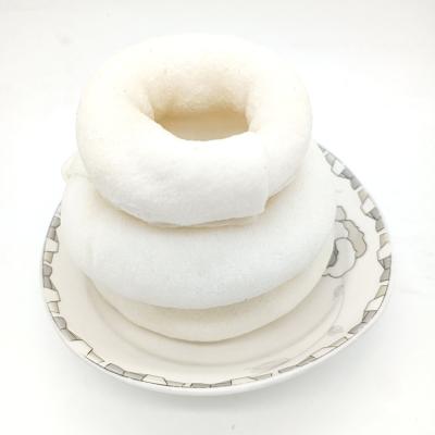 China Sustainable Pet Food Supplier Good Quality Dog Snacks Pet Treats White Rawhide Donut for sale