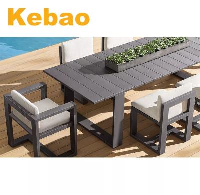 China Modern High Quality Metal Garden Furniture Outdoor Dining Set Table And Chair for sale