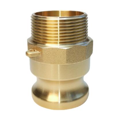 China Hose lines connect type F cam and brass groove fitting for sale