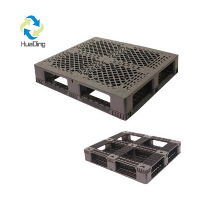 China 1200x1000x150mm Euro Pallet Palés de plástico negro para un rendimiento duradero en venta