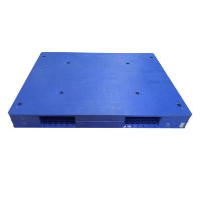 China HUADING Hygienic Food Grade Cold Storage 3 Skids Plastic Pallet with Antislip Feature for sale