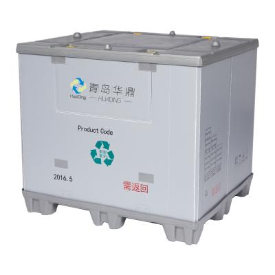 China Carga dinámica 1500 kg Caja de cartón de plástico plegable para la industria automotriz en venta