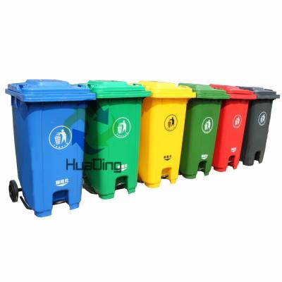 China Rolling Cover Type 240L Plastic Rubbish Bin Custom Designed for Bulk Waste Disposal for sale