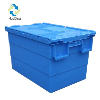 China Container de nidificação de plástico virgem PP para armazenamento tamanho superior interno 590 * 390mm acessível à venda