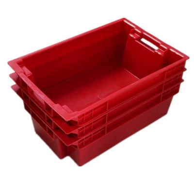 China Food Grade Stacked and Nested Meat Injection Container Box with Conditioning Function for sale