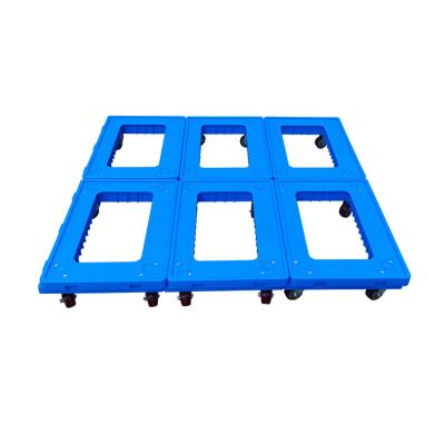 China PP Square Moving Trolley The Perfect Solution for Warehouse Storage and Transport for sale