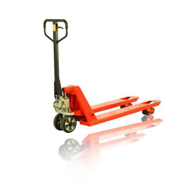 China 1150/1220mm Fork Length HUADING 5 Ton Manual Hydraulic Jack Hand Operated Pallet Truck for sale