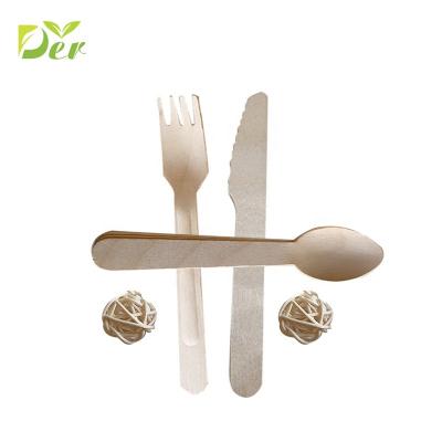 China Fantastic Quality Disposable Eco-Friendly Wooden Cutlery Disposable Wooden Cutlery for sale