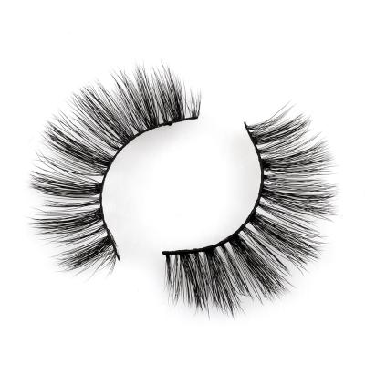 China Synthetic Hair 3D Mink Lashes False Effect Eyelashes 3D Fake Mink Lashes Wholesale Customized Packing Lashes for sale