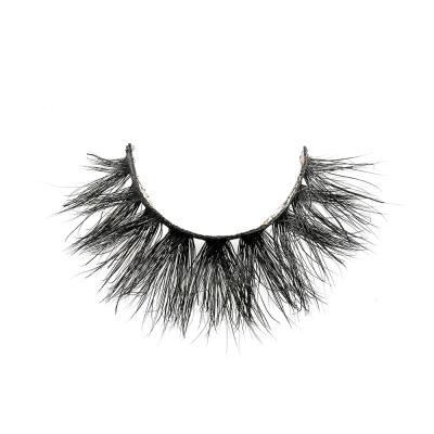 China Private Label 3D Mink Eyelashes 3D Mink Eyelashes Luxury Thick High Quality Thick Strip Mink Eyelashes for sale