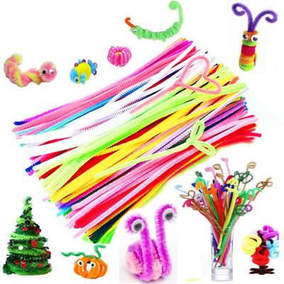 China Multicolor Diy Craft Art Bendi Sticks Pipe Cleaners Craft Supplies Fuzzy Chenille Stem by DIY Arts and Crafts for sale