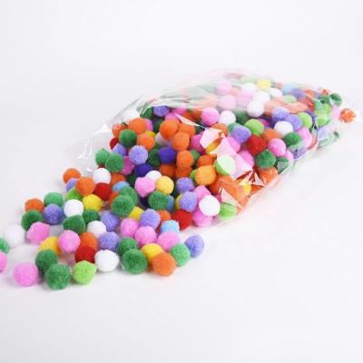 China Soft and Safe Custom Size Assorted Colorful Soft Pom Poms Birthday Party Decorations for Hobby Supplies Craft for sale