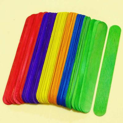 China Stored colorful wooden ice cream sticks high quality DIY craft creative toys hot sale for sale