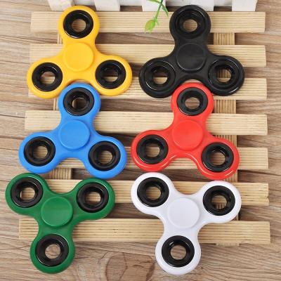 China Factory Sale New Style Low Price Decompression Toys Hand Gyro Three Leaf Plastic Gyro Spinner Hand Finger Spinner Gyro Decompression Toys for sale