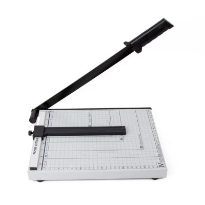 China High Quality Office A4 School Guillotine Iron Material Paper Cutter Office Trimmer High Quality Office Paper Trimmer Professional Manufacturer for sale