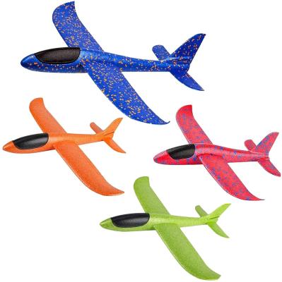 China FoamPlane Wholesale Foam Glider Airplane Kids Fun Summer Outdoor Sports Toys Manual Throwing Large Throwing FoamPlane for sale