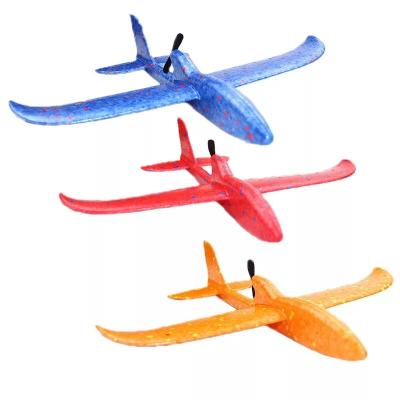 China Hot Selling Outdoor Sports Toys PPE Kids Fun Foam Glider Airplane Model Hand Sports Games Throwing Outdoor Capacitor Foam Airplane Funny Filling Toys For Children for sale